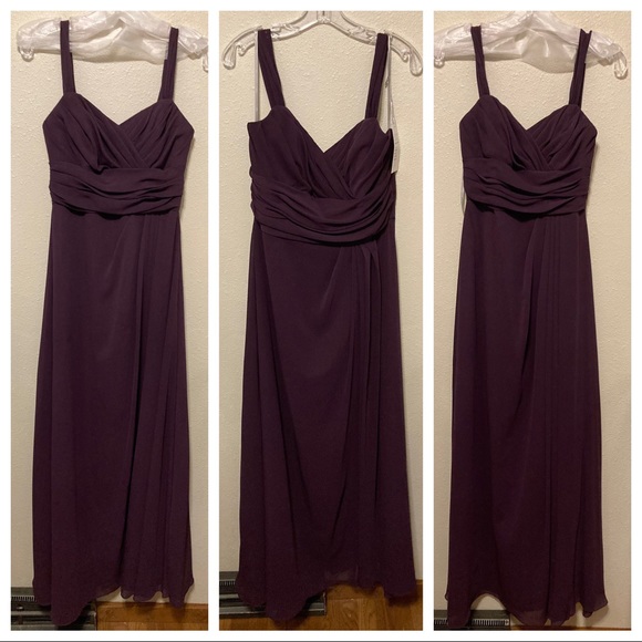 3 Plum Wtoo Bridesmaid Dresses Size 0, 4 & 14 - Picture 10 of 10